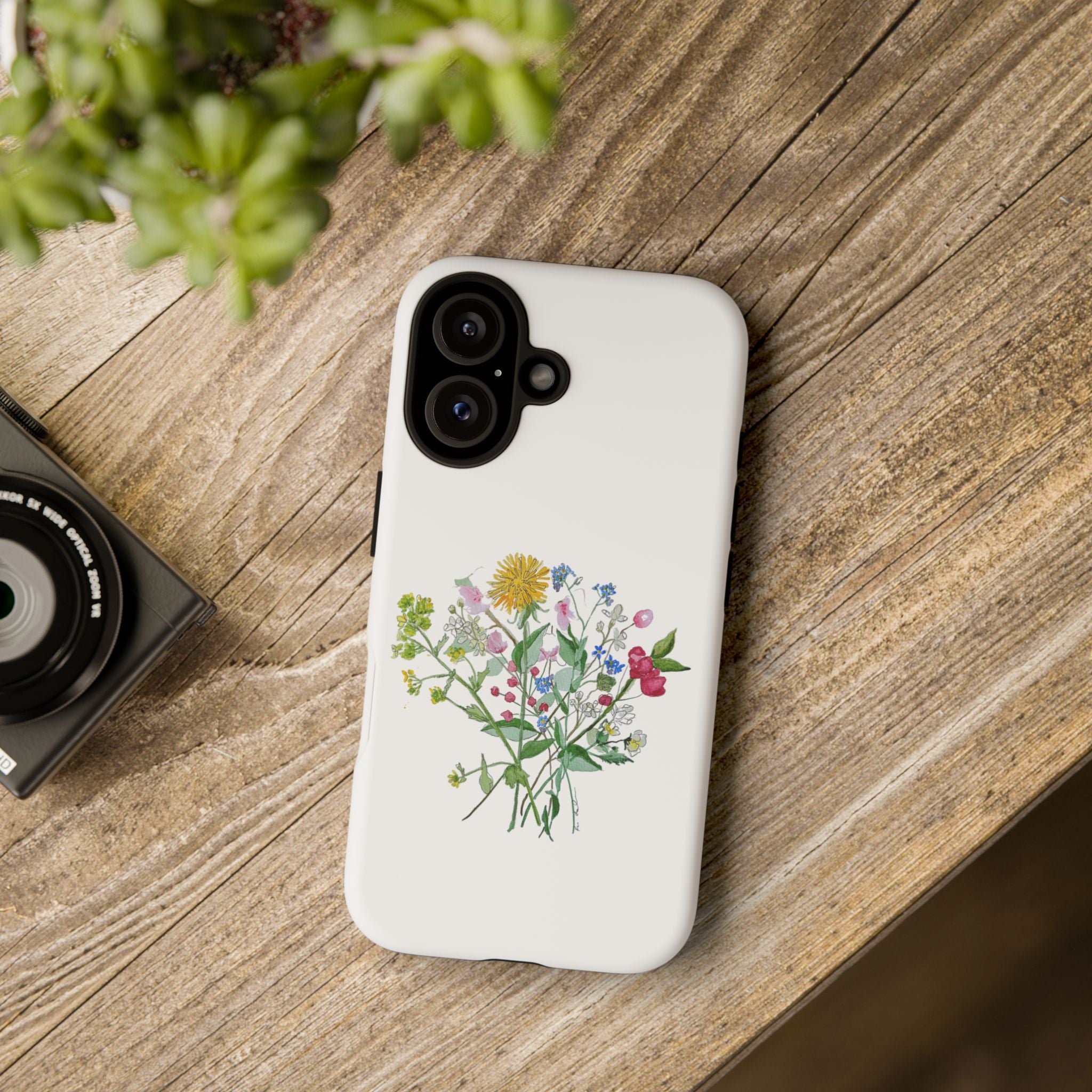 Upper Michigan April Wildflowers Phone Case