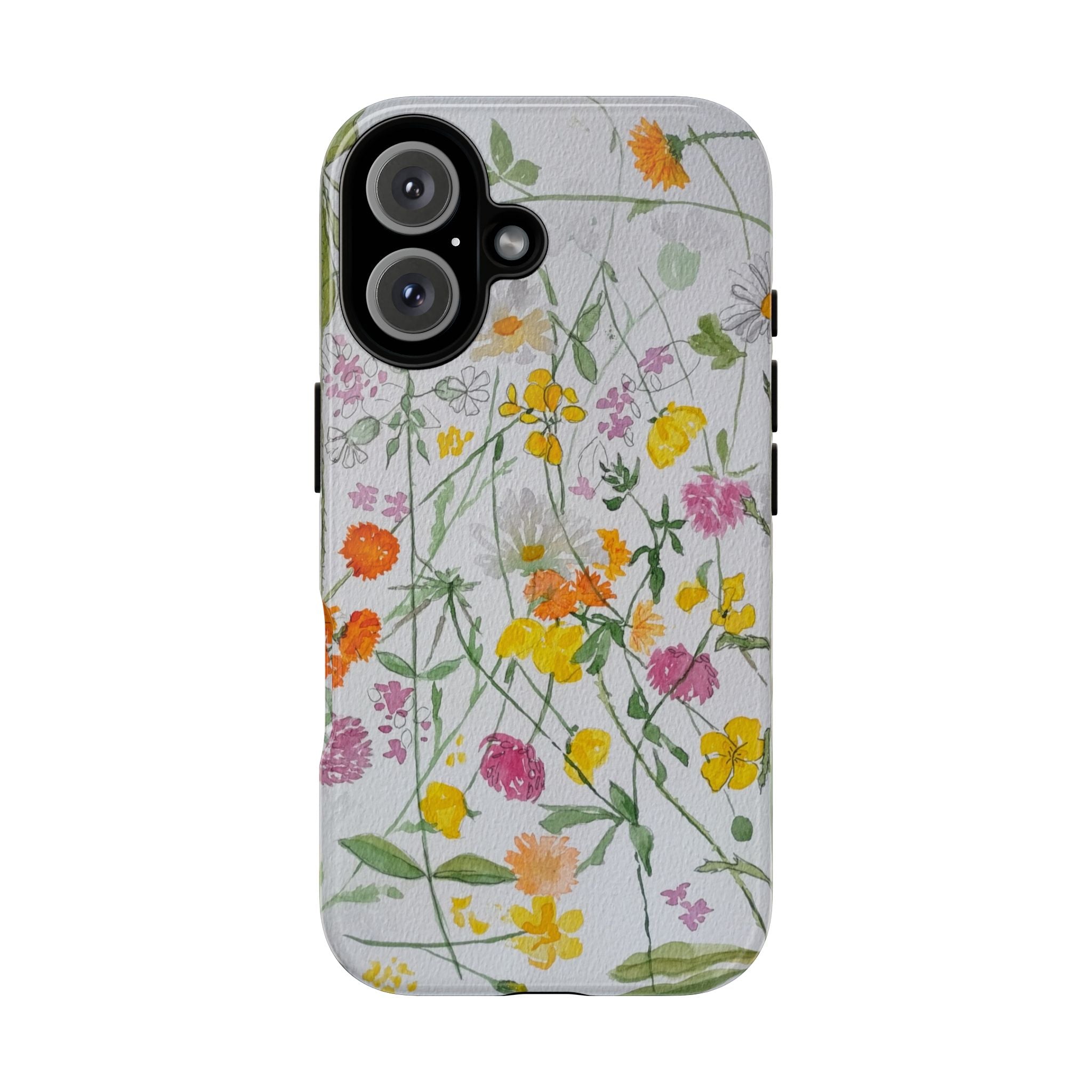 June Wildflower Watercolor Phone Case