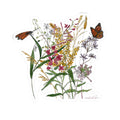 Wildflower & Butterfly Watercolor Stickers