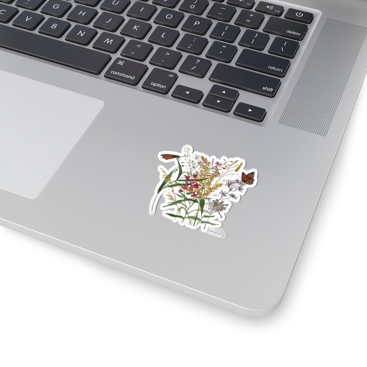 Watercolor Wildflowers & Butterflies Kiss-Cut Stickers