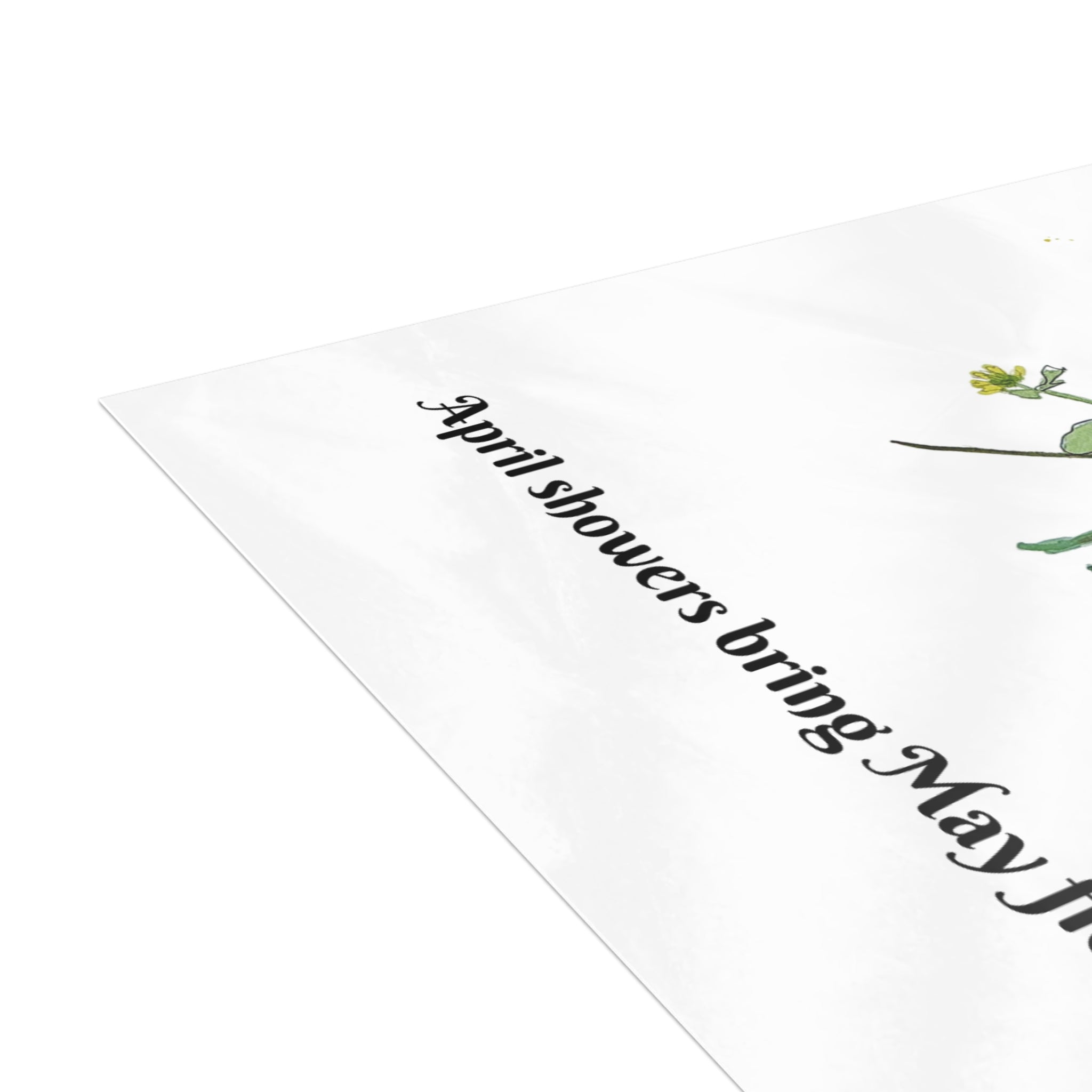 Upper Michigan April Wildflowers Postcard Bundle — Watercolor Floral Postcards with Envelopes