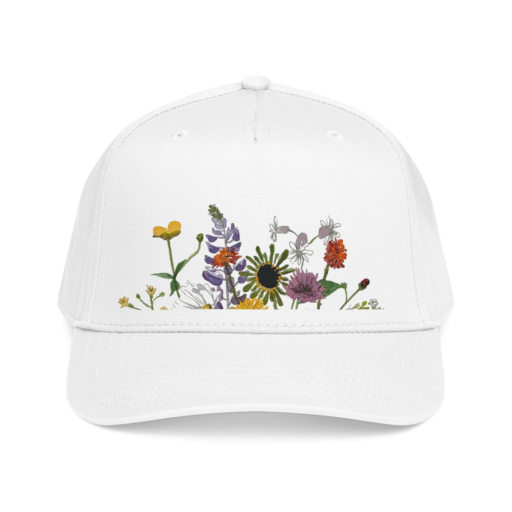 Michigan UP Wildflowers Baseball Cap — June Buttercups, Lupine & Clover