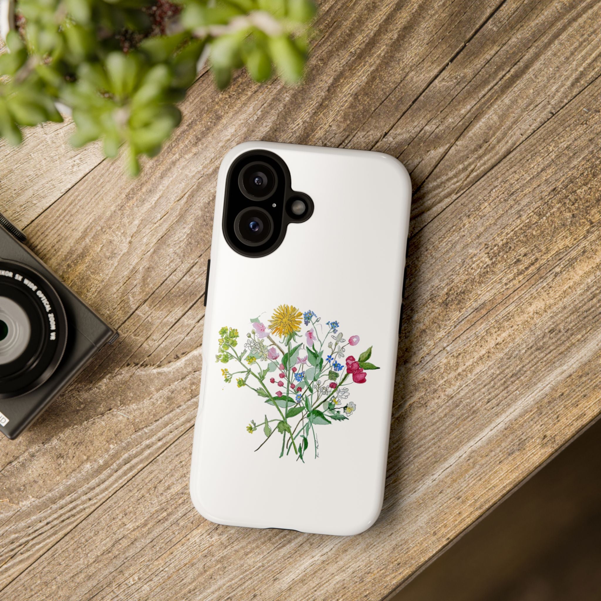 Upper Michigan April Wildflowers Phone Case
