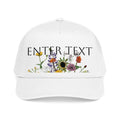 June Wildflowers Daisies Watercolor Baseball Cap