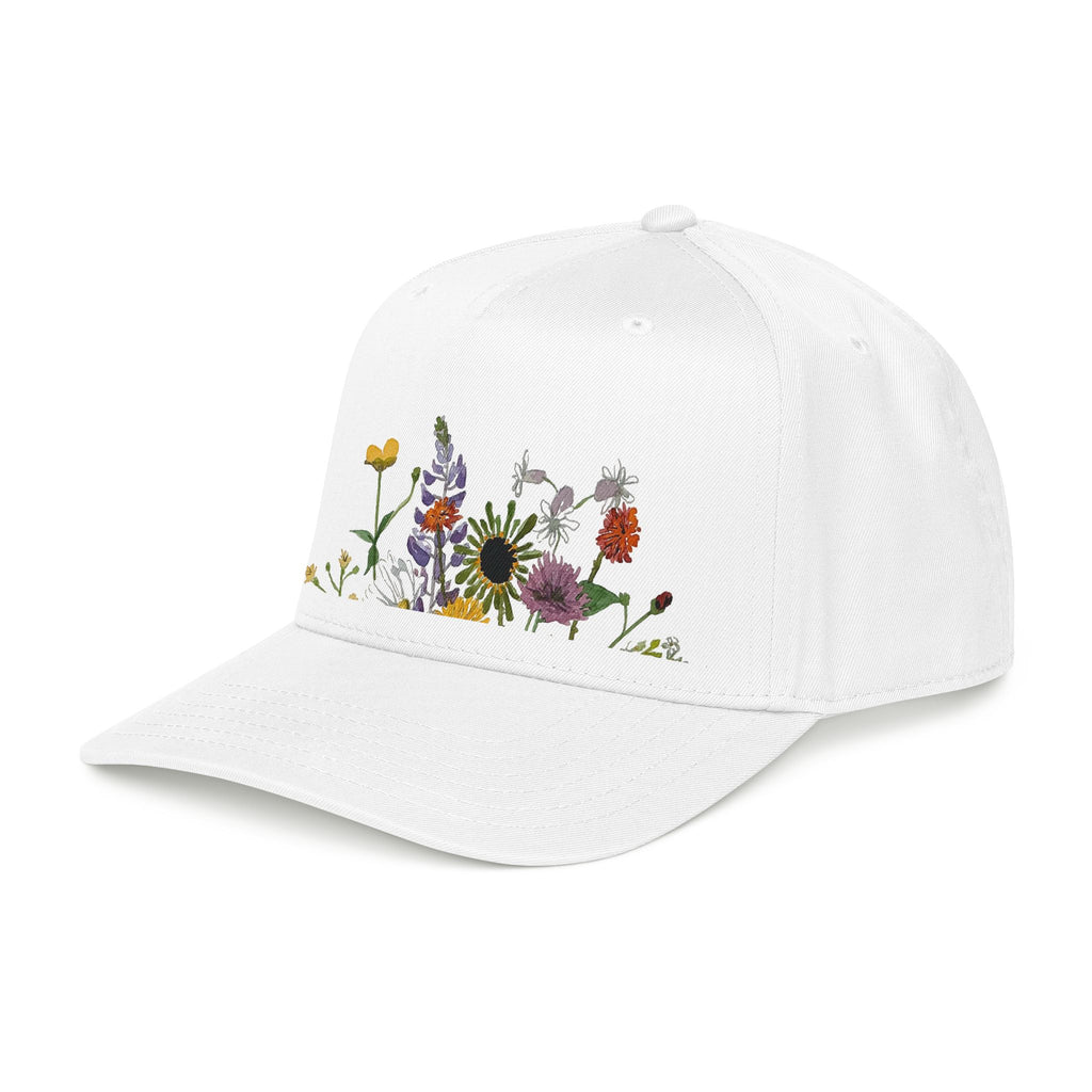 Michigan UP Wildflowers Baseball Cap — June Buttercups, Lupine & Clover