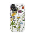 Michigan Wildflower Phone Case — Watercolor Daisies, Clover & Lupine (June)