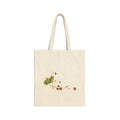 Watercolor Wild Strawberries Cotton Canvas Tote Bag