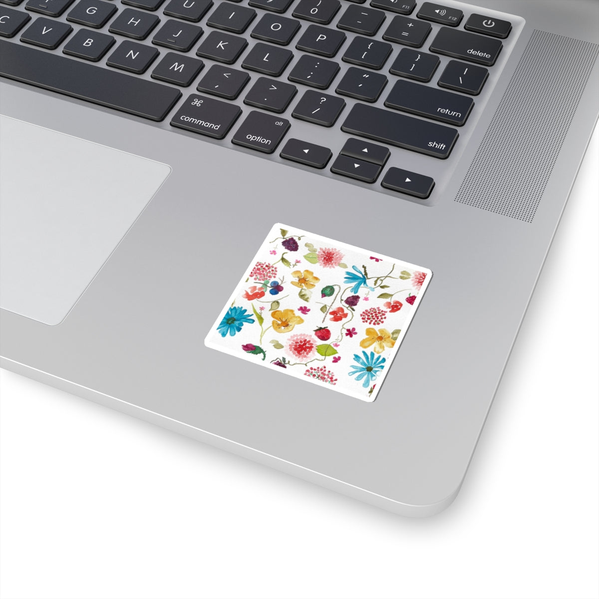 Flowers & Berries Kiss-Cut Sticker — Floral Berry Decorative Sticker Pack